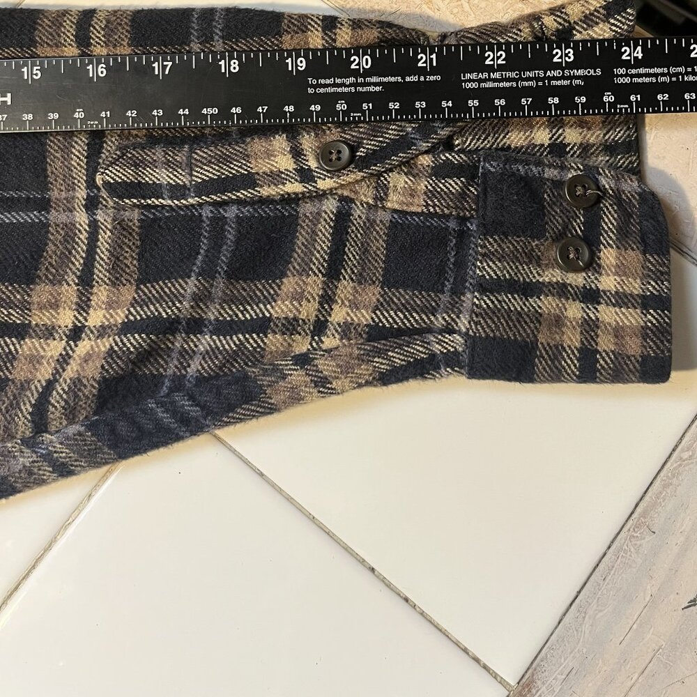 Timberland Men’s XL Plaid Flannel Shirt Long Sleeve Button Front Outdoor Workwea - Picture 5 of 8
